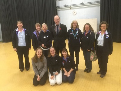 Local MP Shows His Continued Support For Girlguiding