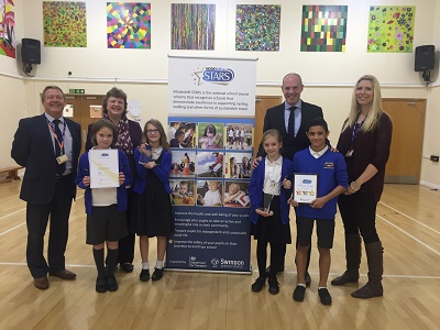 Local MP Hands Over Prestigious Award To Abbey Meads Community School