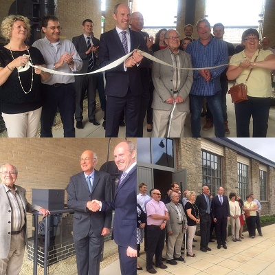 Local MP Cuts The Ribbon On New Properties In The Old Railway Quarter