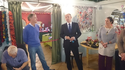 Local MP Opens Much-Needed Extension For Olive Tree Cafe