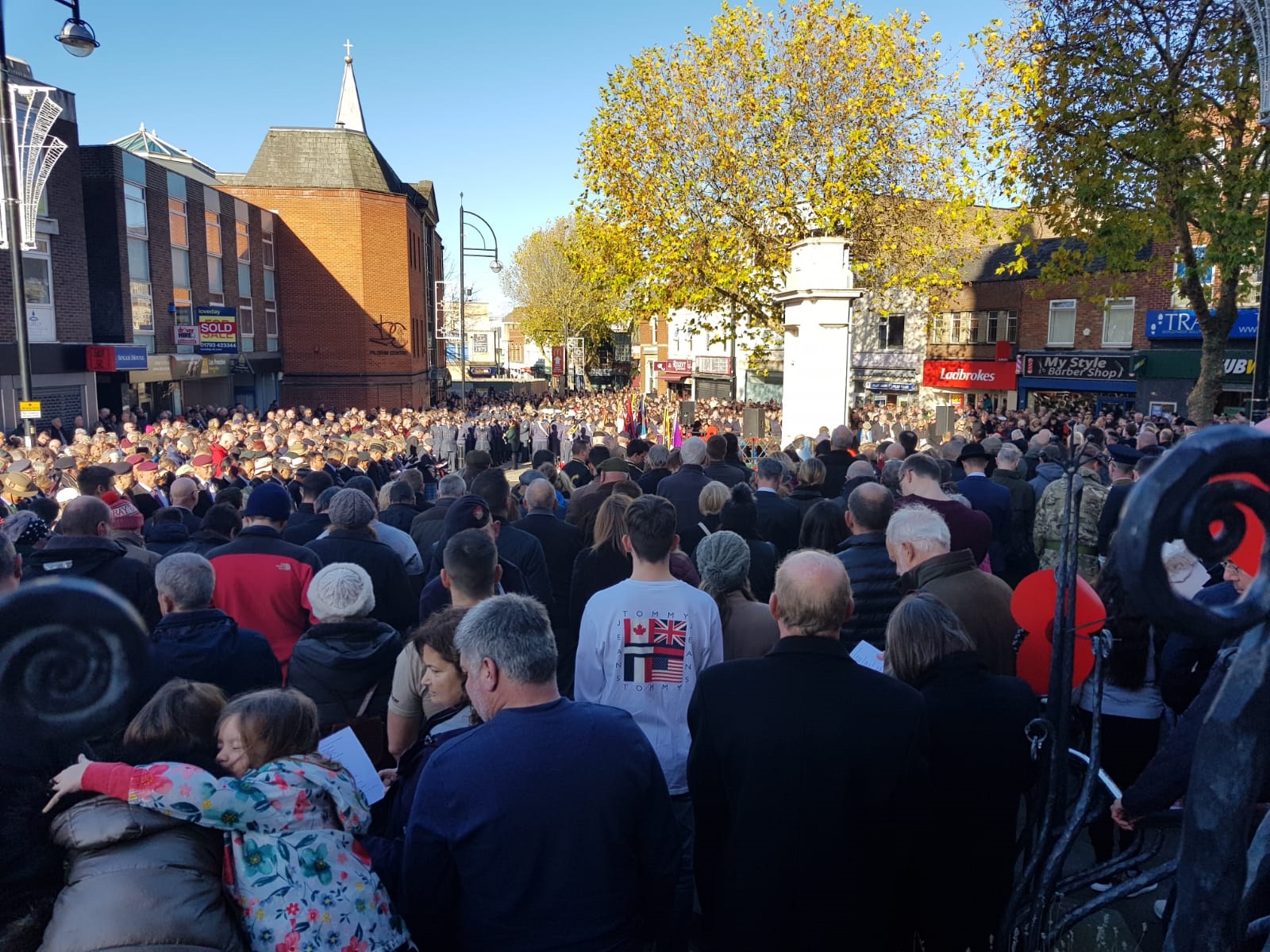 Local MP Joins Hundreds Of Residents As Swindon Remembers