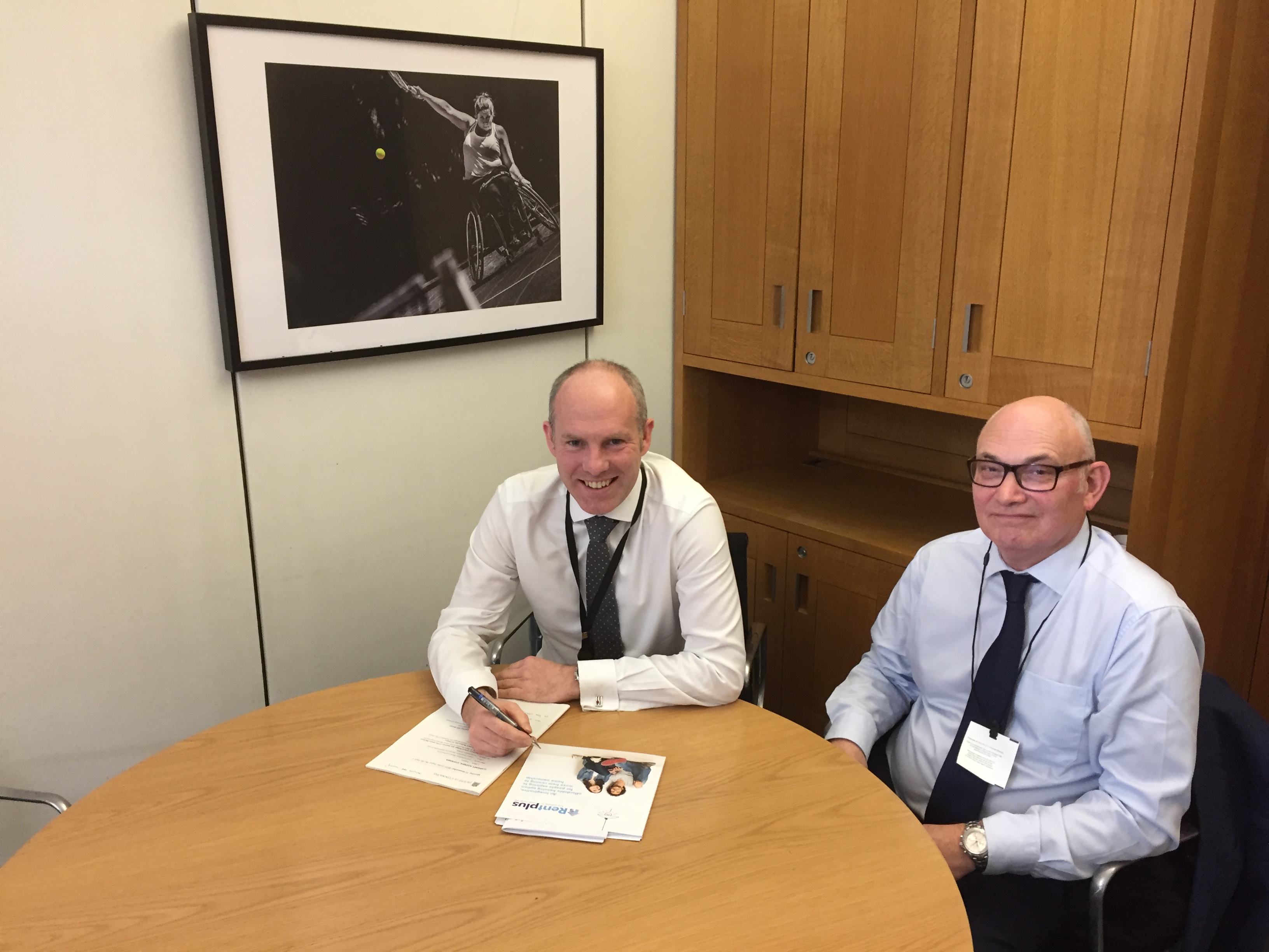 Justin Meets With Rentplus To Discuss Innovative Ideas For Swindon's Housing Market