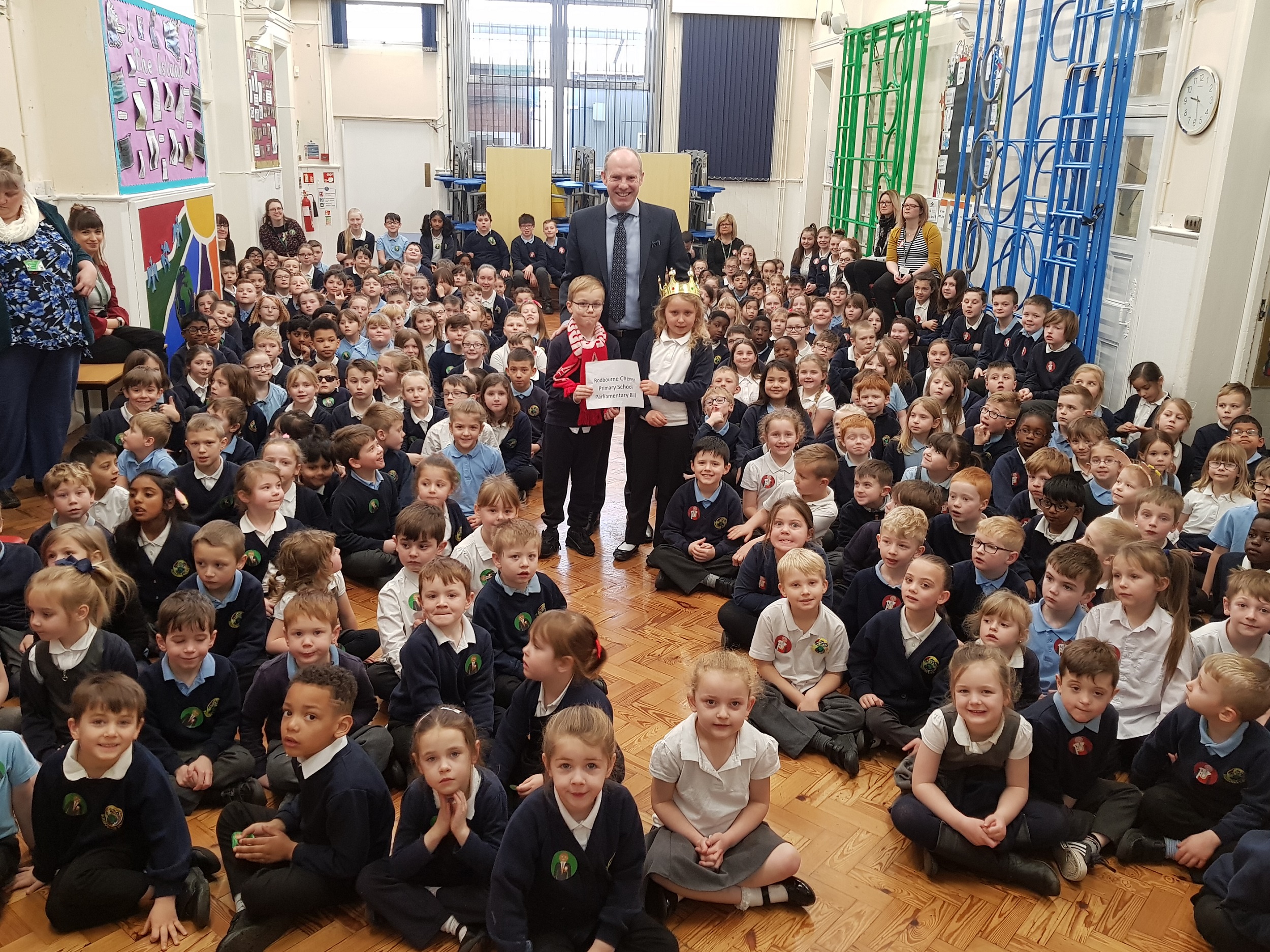 Justin Visits Rodbourne Cheney Primary School As Part Of Careers Week