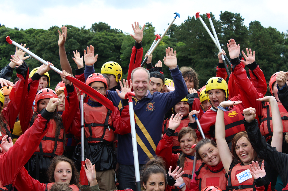 Justin Encourages Local Young People To Get Involved In The Rotary Club Youth Leadership Scheme