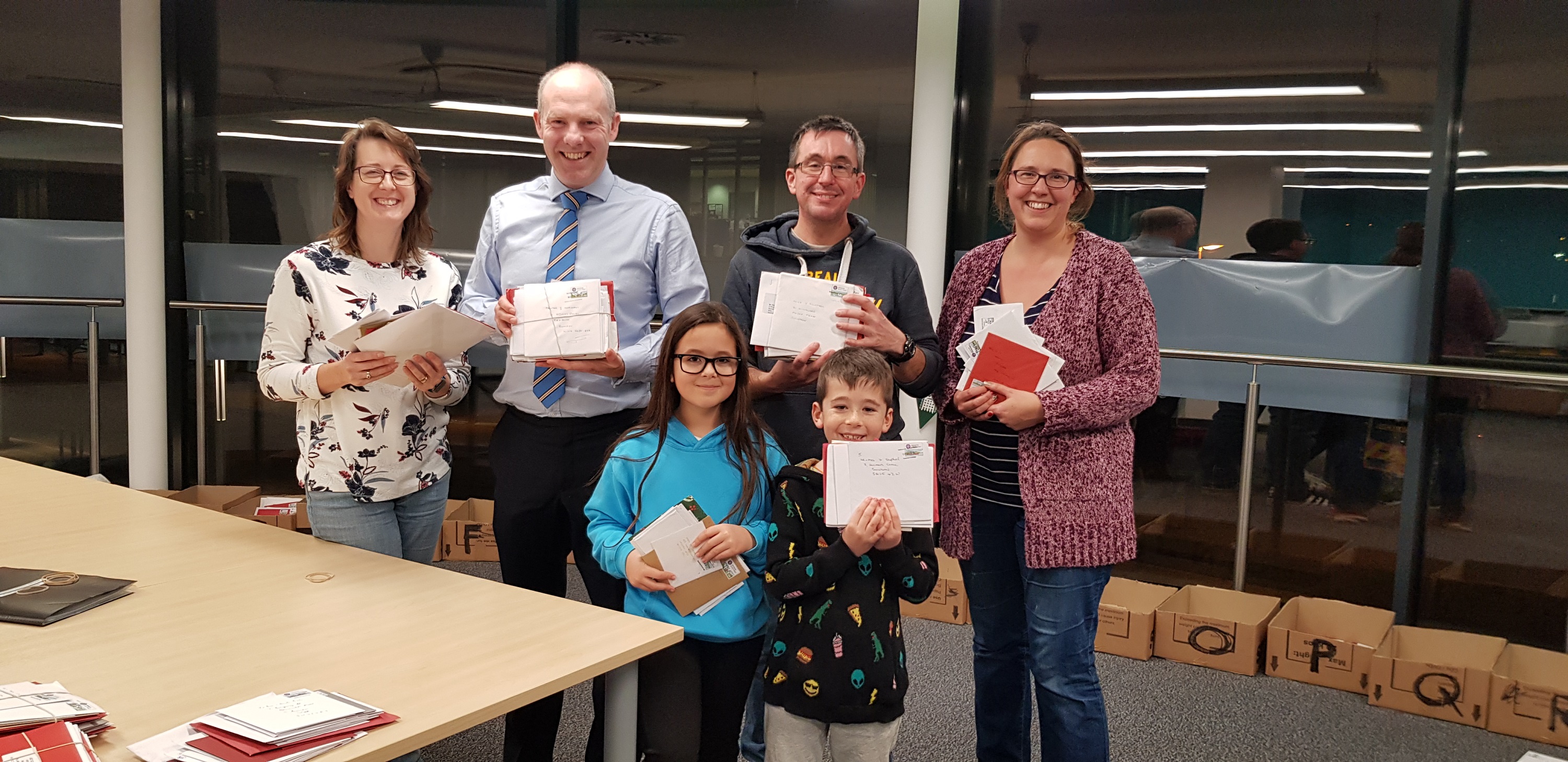 North Swindon MP Converts Community Office Into Sorting Office For Local Scout Post