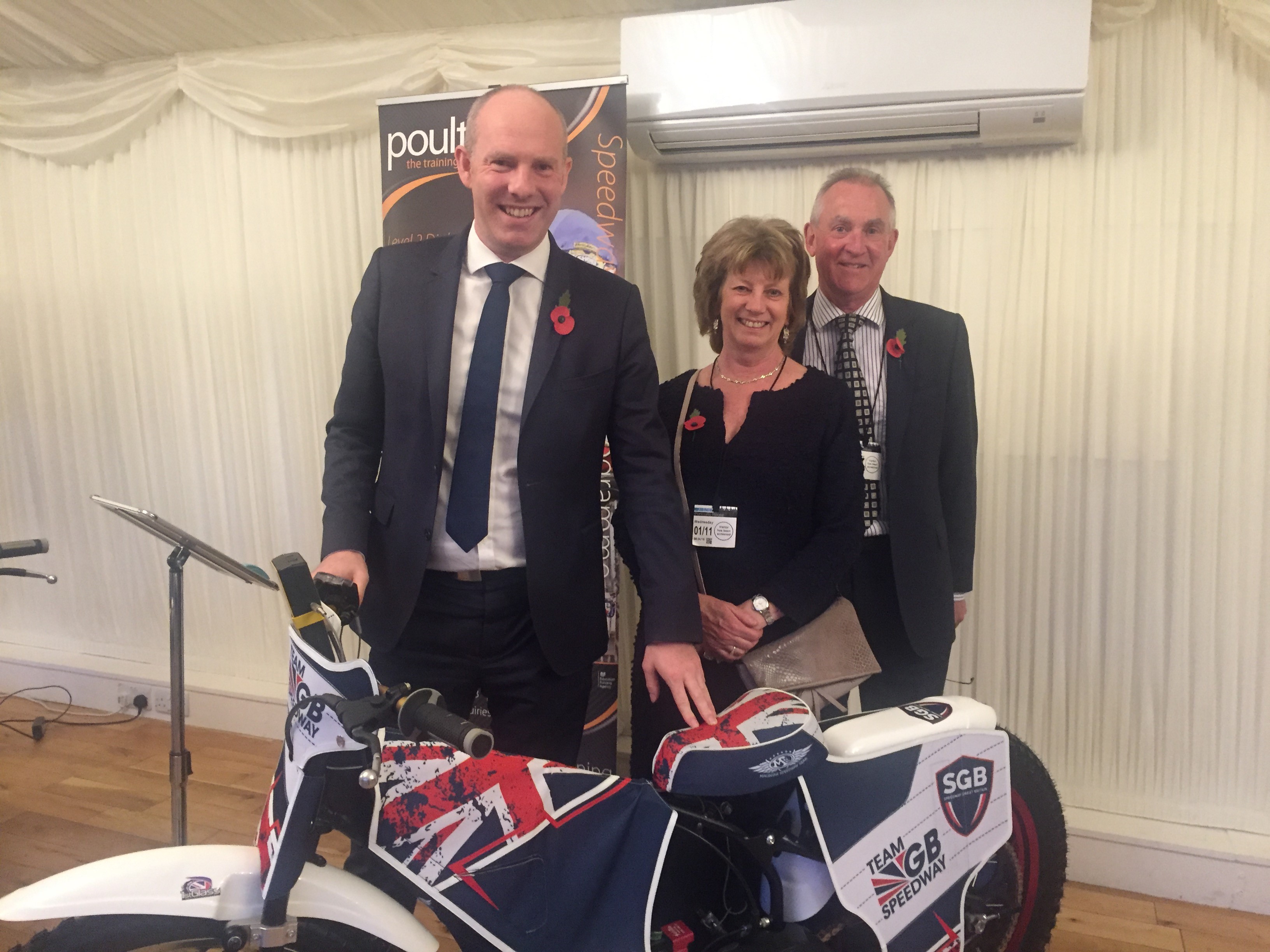 Local MP Shows Support For Swindon Robins At Parliamentary Speedway Event