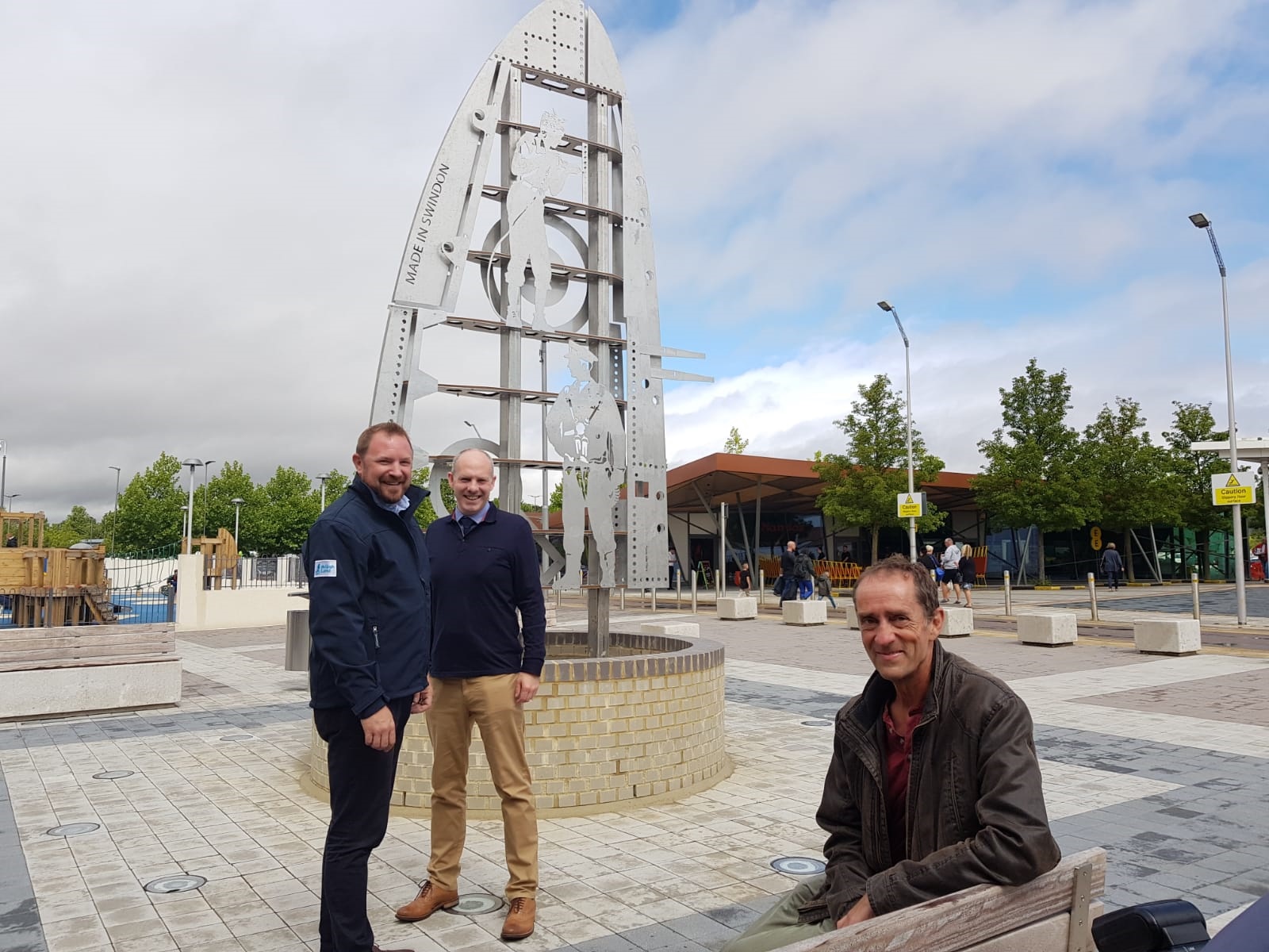 North Swindon MP Unveils Sculpture Showcasing The Town's Vital Contribution To The Second World War