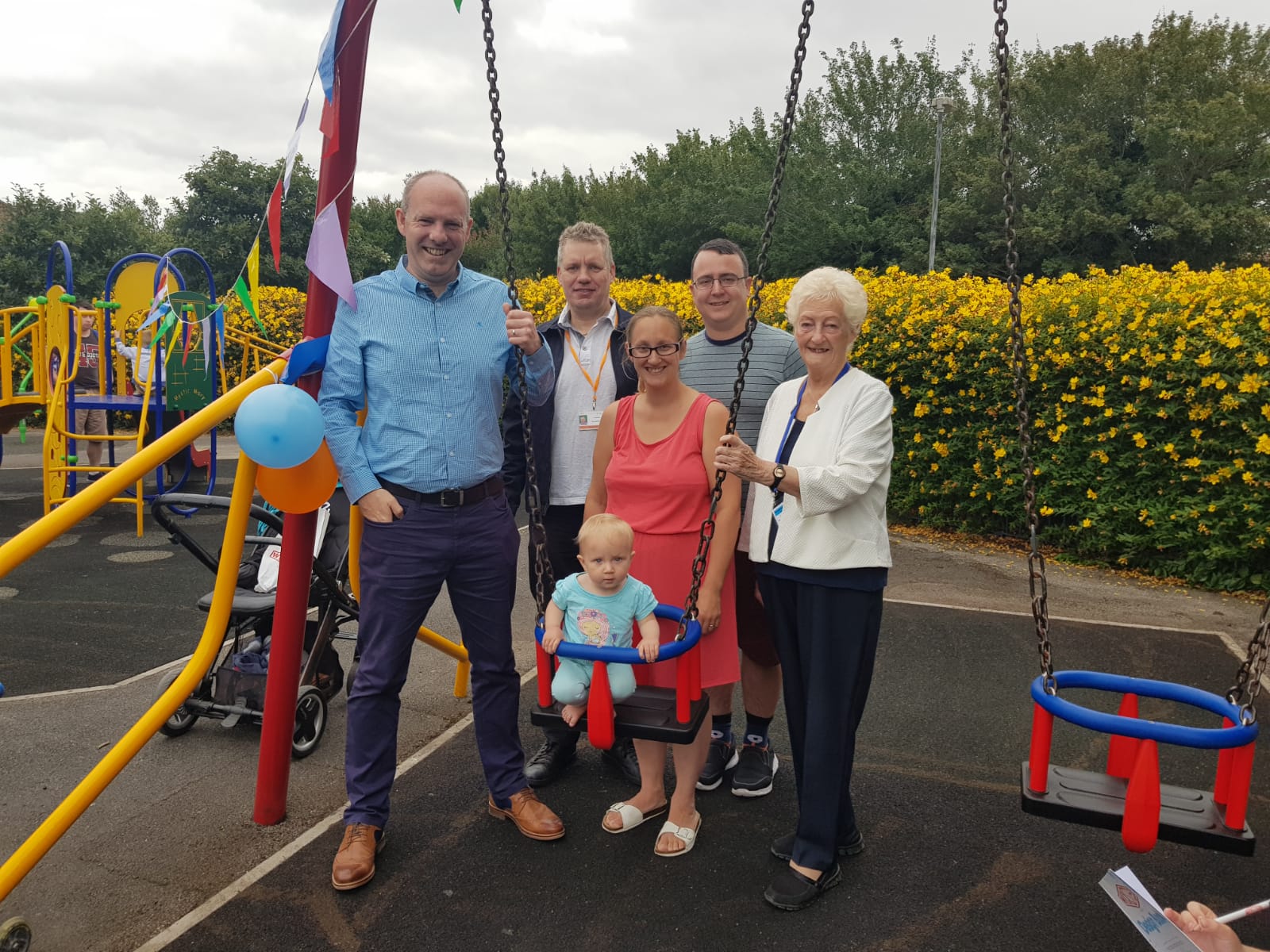 Justin Joins Local Councillors To Open New St Andrews Play Park