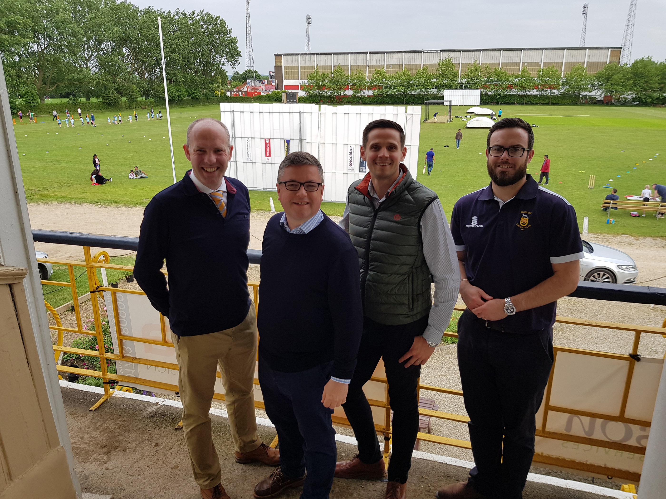 Local MP & Chair Of Parliamentary Sport Group Shows Support For Swindon Cricket Club