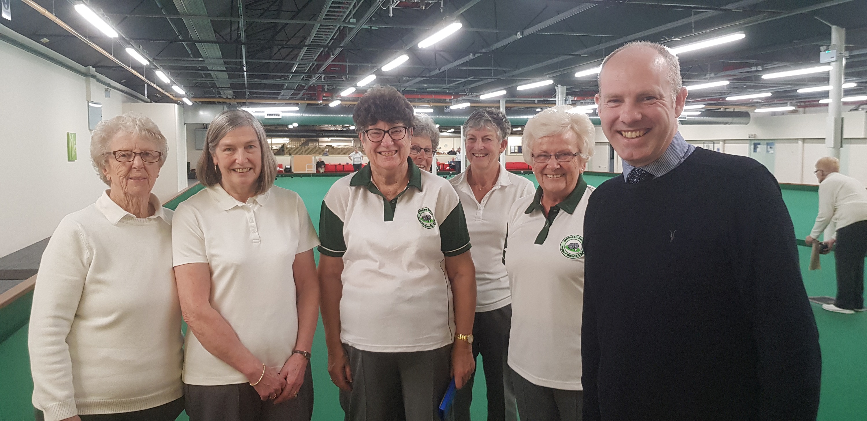 Justin Visits Swindon Manor Indoor Bowls Club