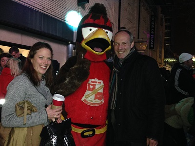 Justin & Jo Join The Crowds For Swindon's Christmas Lights Extravaganza