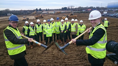 North Swindon MP Breaks Ground At New TNT Super Depot