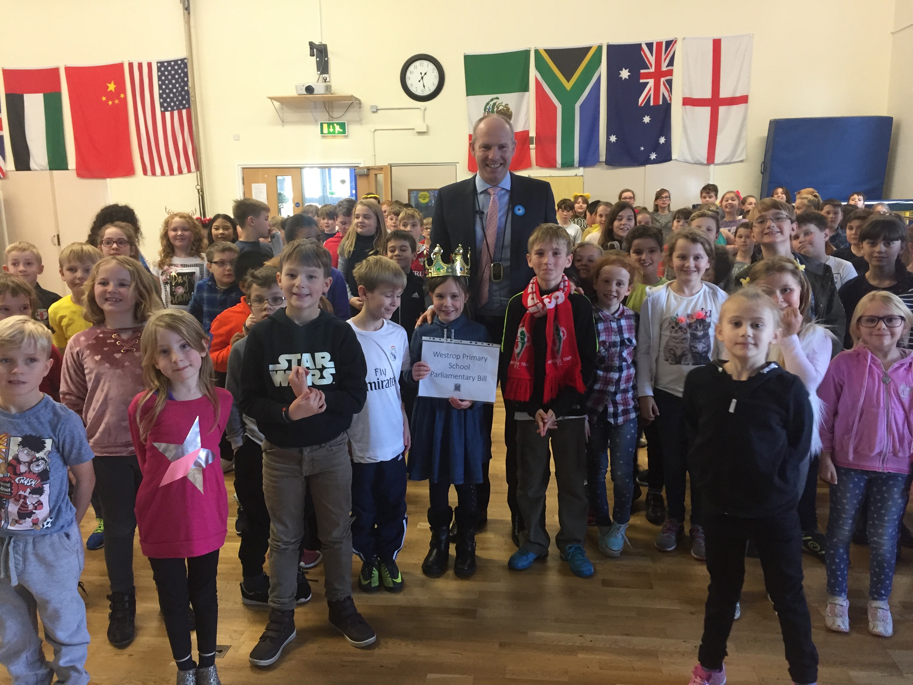 Local MP Shows Westrop School How To Pass A Law As Part Of UK Parliament Week