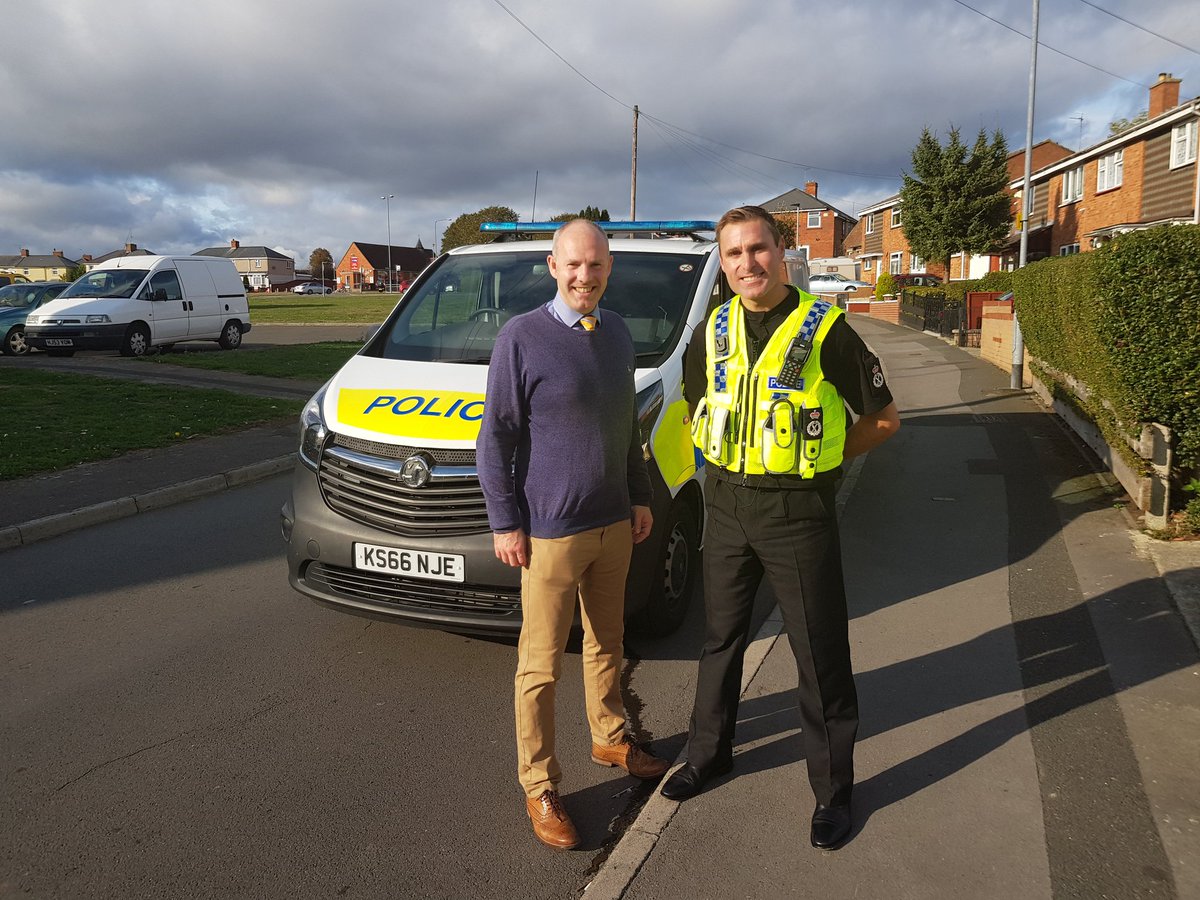 Justin Joins Wiltshire's Chief Constable On The Beat In Swindon