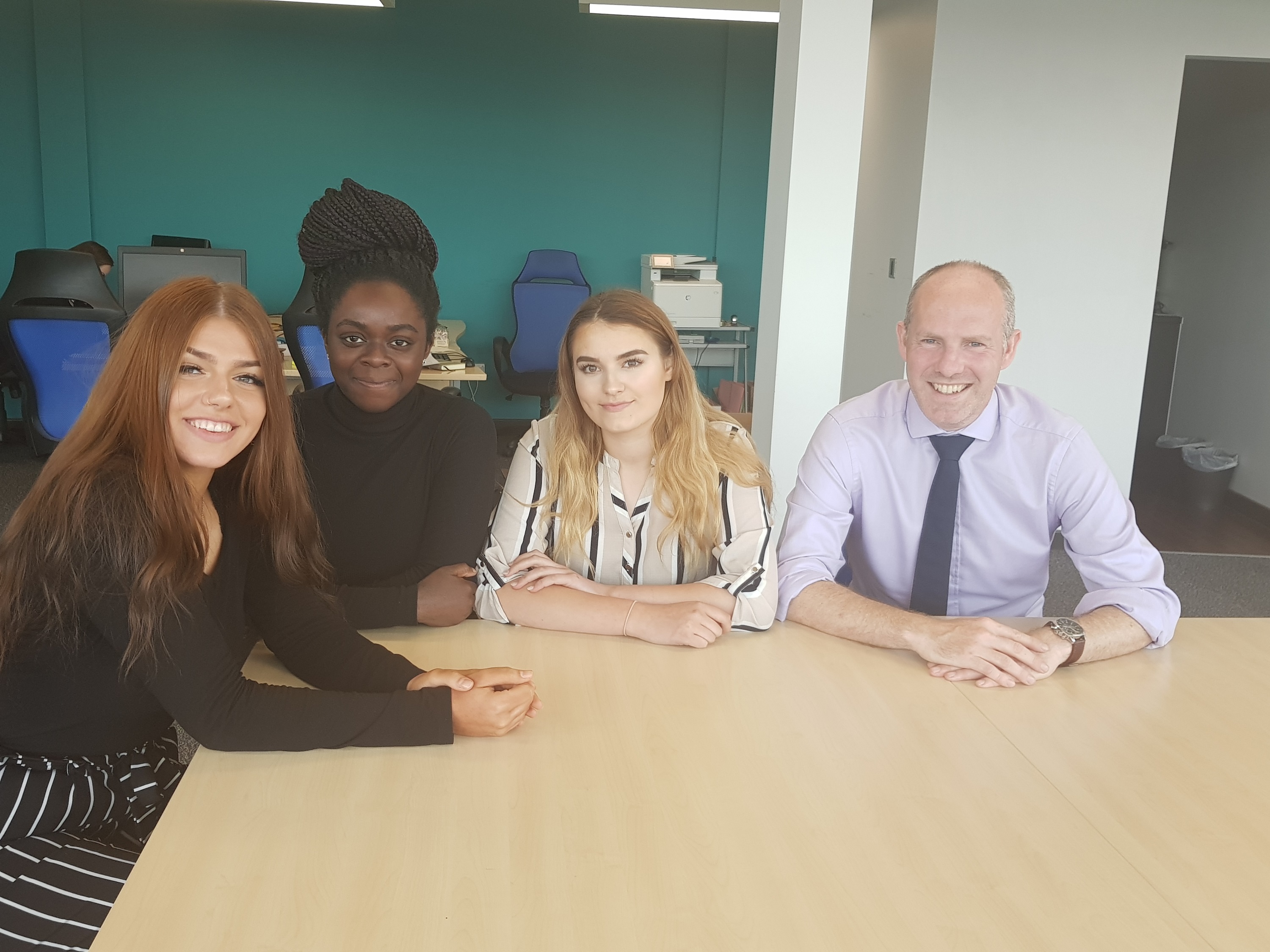 Justin Welcomes Work Experience Students To His Swindon Community Office