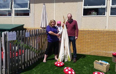 Justin Joins Open Day At Imagination Childcare Nursery