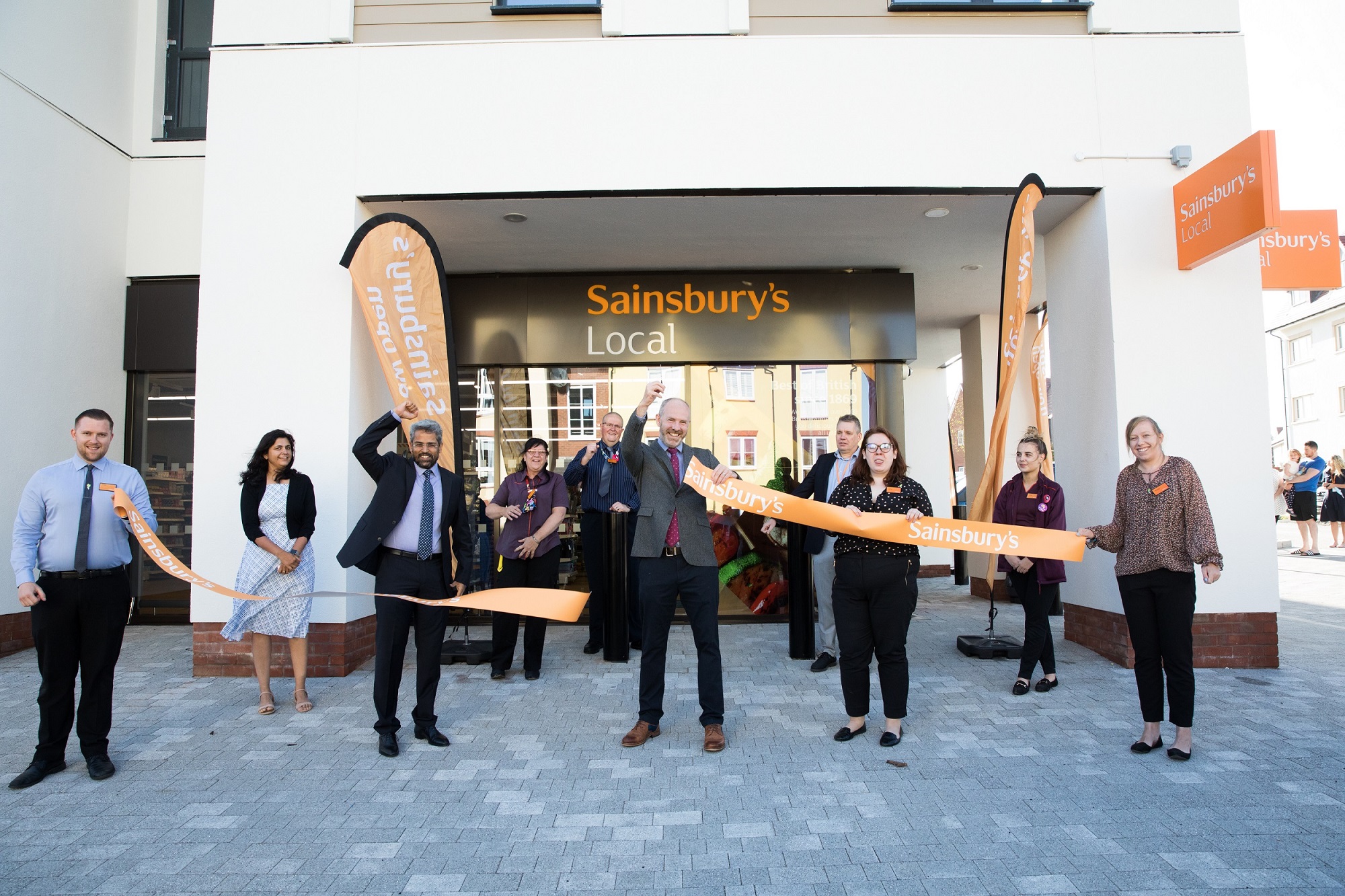 Justin Opens New Tadpole Village Sainsbury's