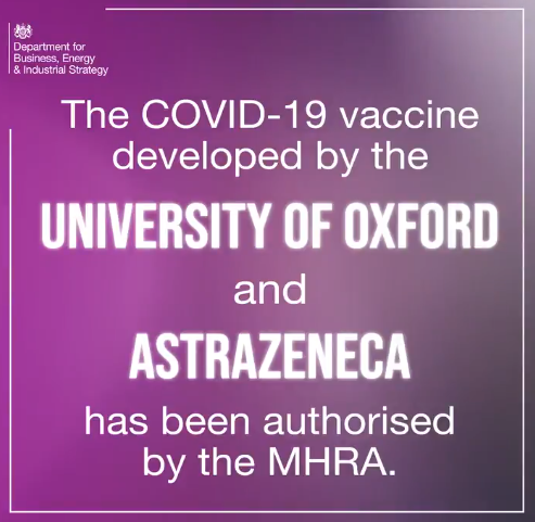 First People To Receive Oxford University/AstraZeneca COVID-19 Vaccine Today