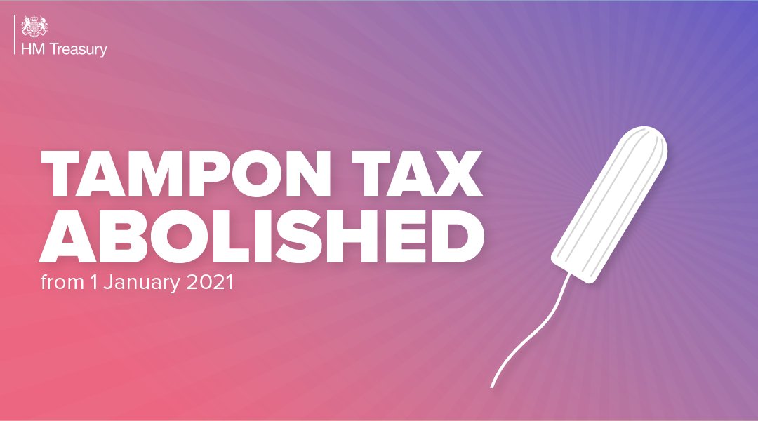 Tampon Tax Abolished From Today