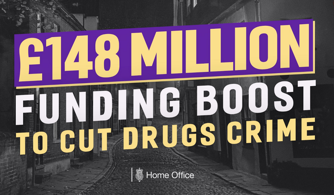 £148 Million Funding Boost To Tackle Drug Crime