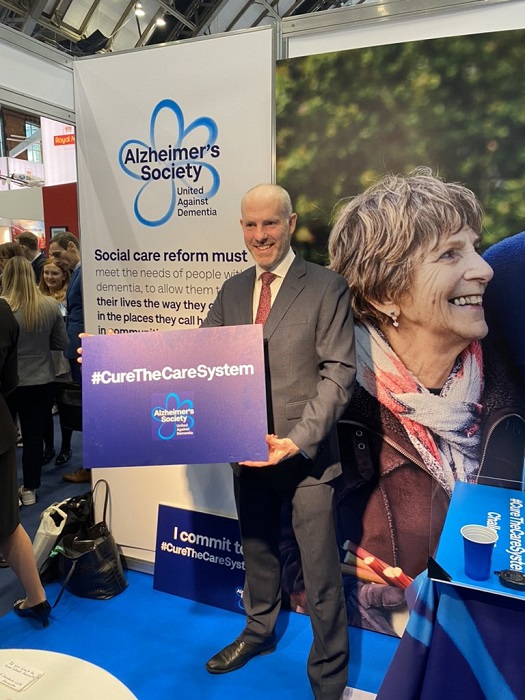 Justin Meets Alzheimer's Society To Hear About The Cure The Care Campaign