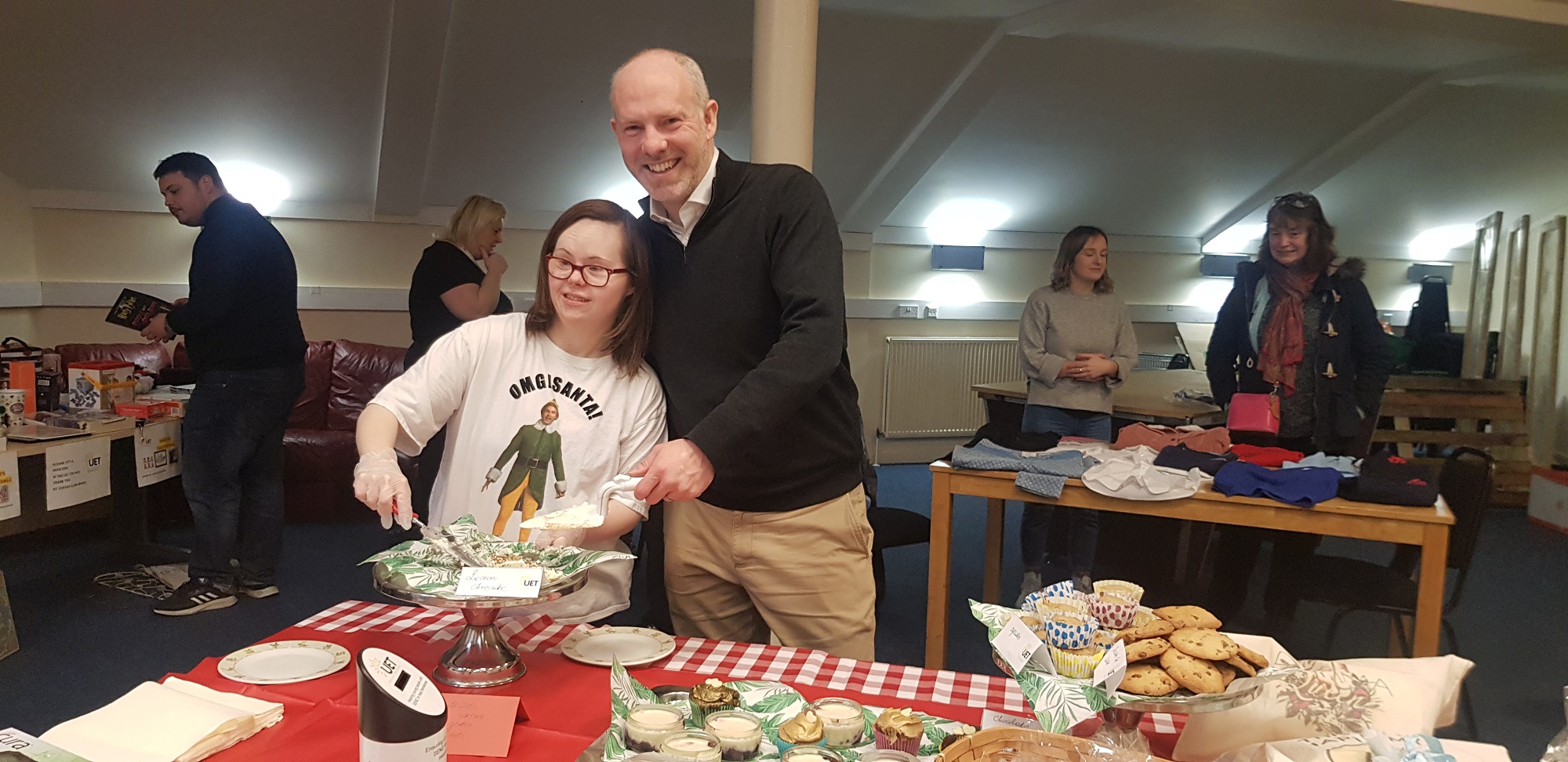 Justin Supports Uplands Enterprise Trust Coffee Morning