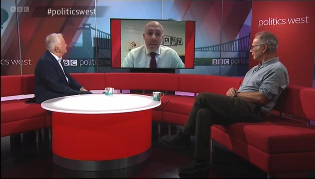 Justin Joins BBC Politics West To Discuss Current Events In Westminster