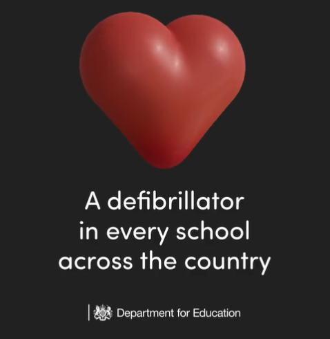 Government Begins Defibrillator Roll Out To 18,000 Schools